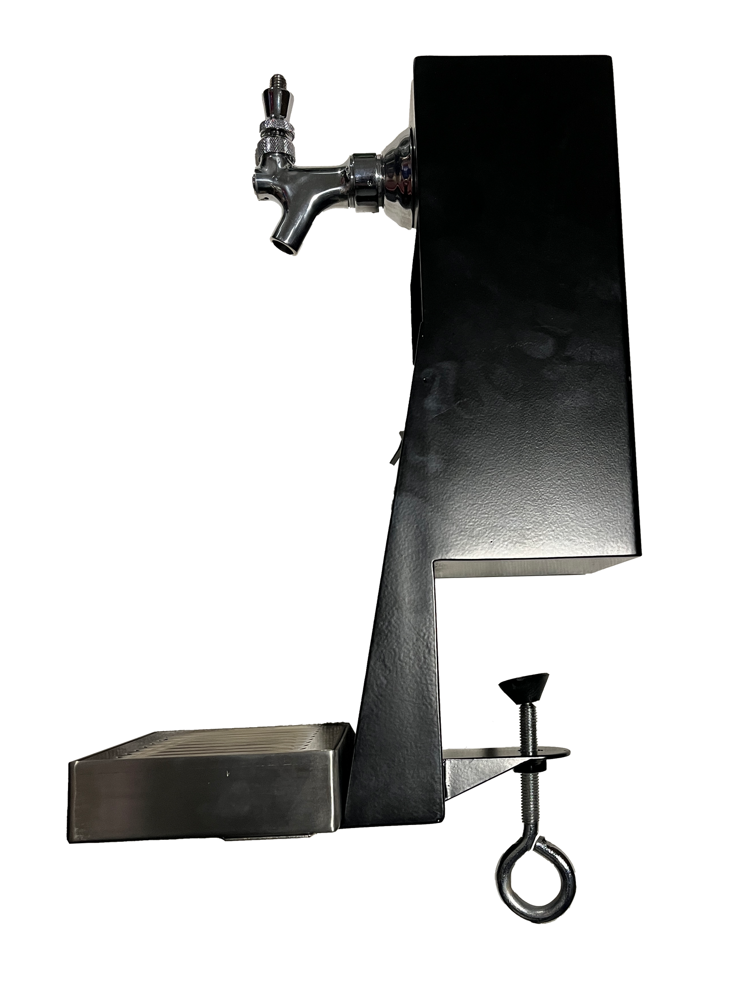 Clamp on Tower - Single Tap - Black Box