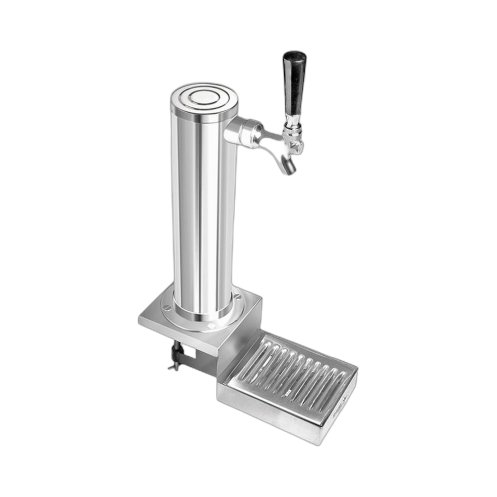 Clamp on Tower - Single Tap - Stainless